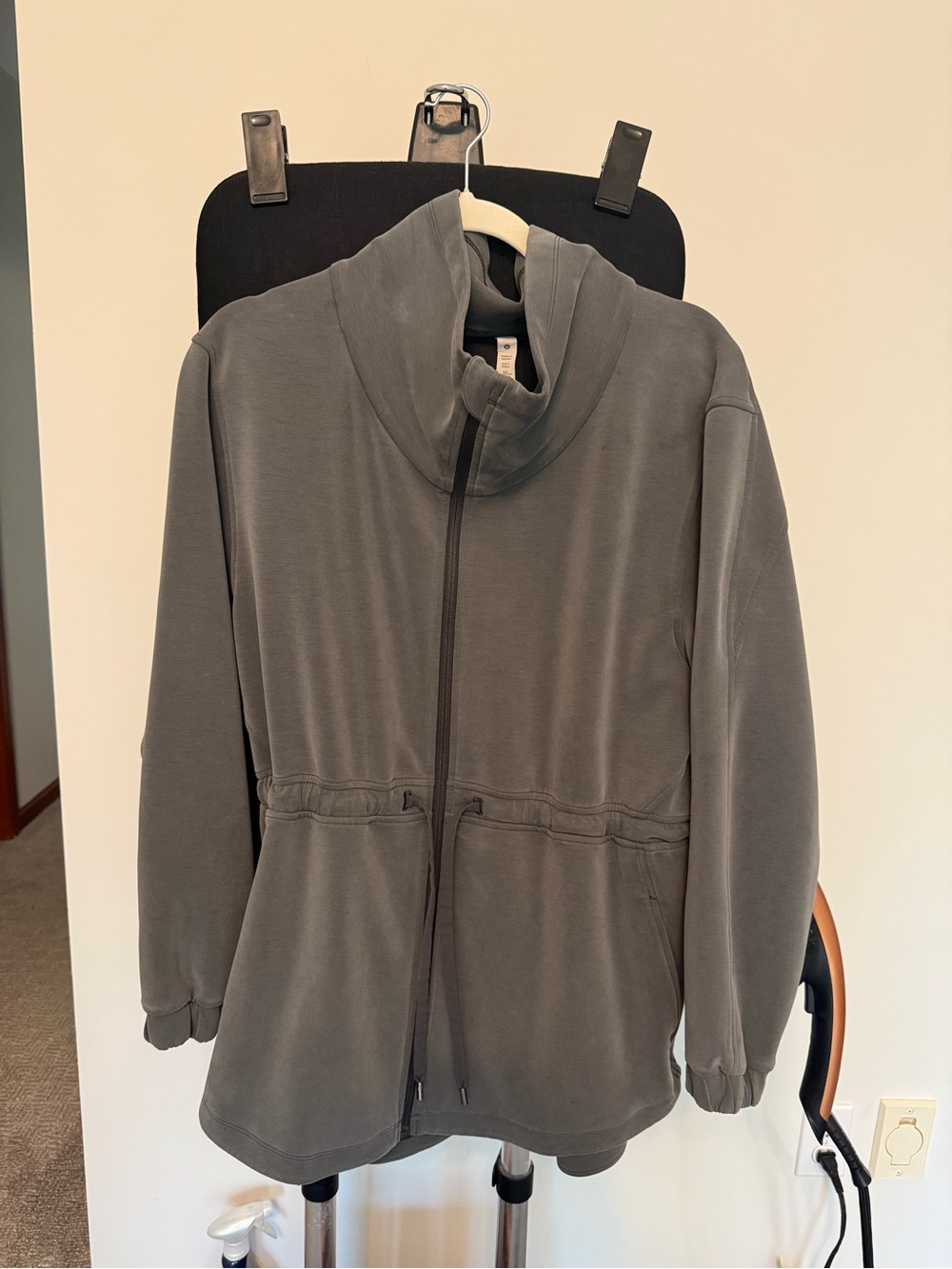 lululemon athletica Charcoal Gray Full-Zip Hoodie